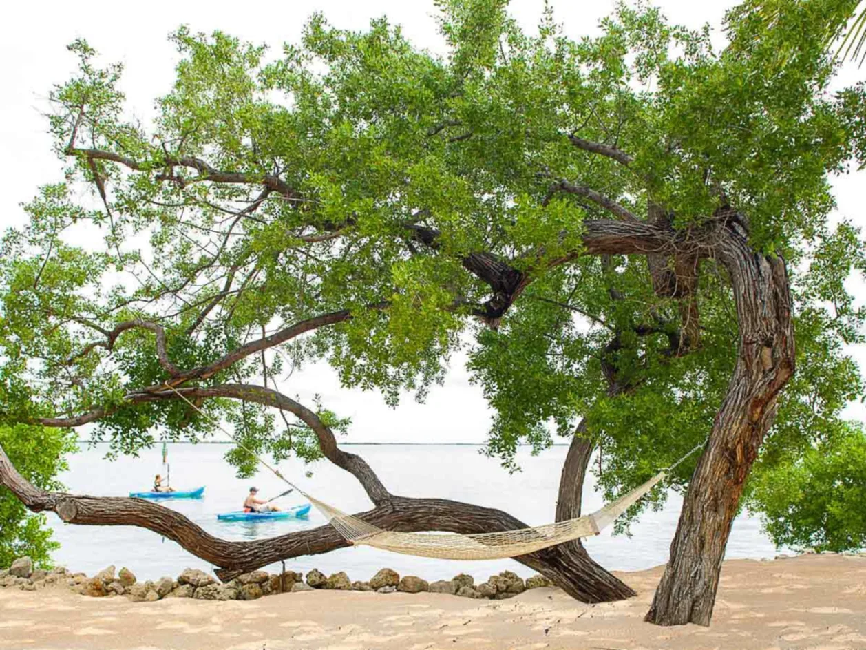 Ocean hammock at all-inclusive Little Palm Island Resort & Spa